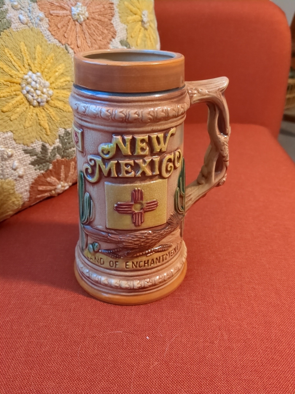 Vintage Collectable New Mexico Ceramic Stein/Mug Made in Japan